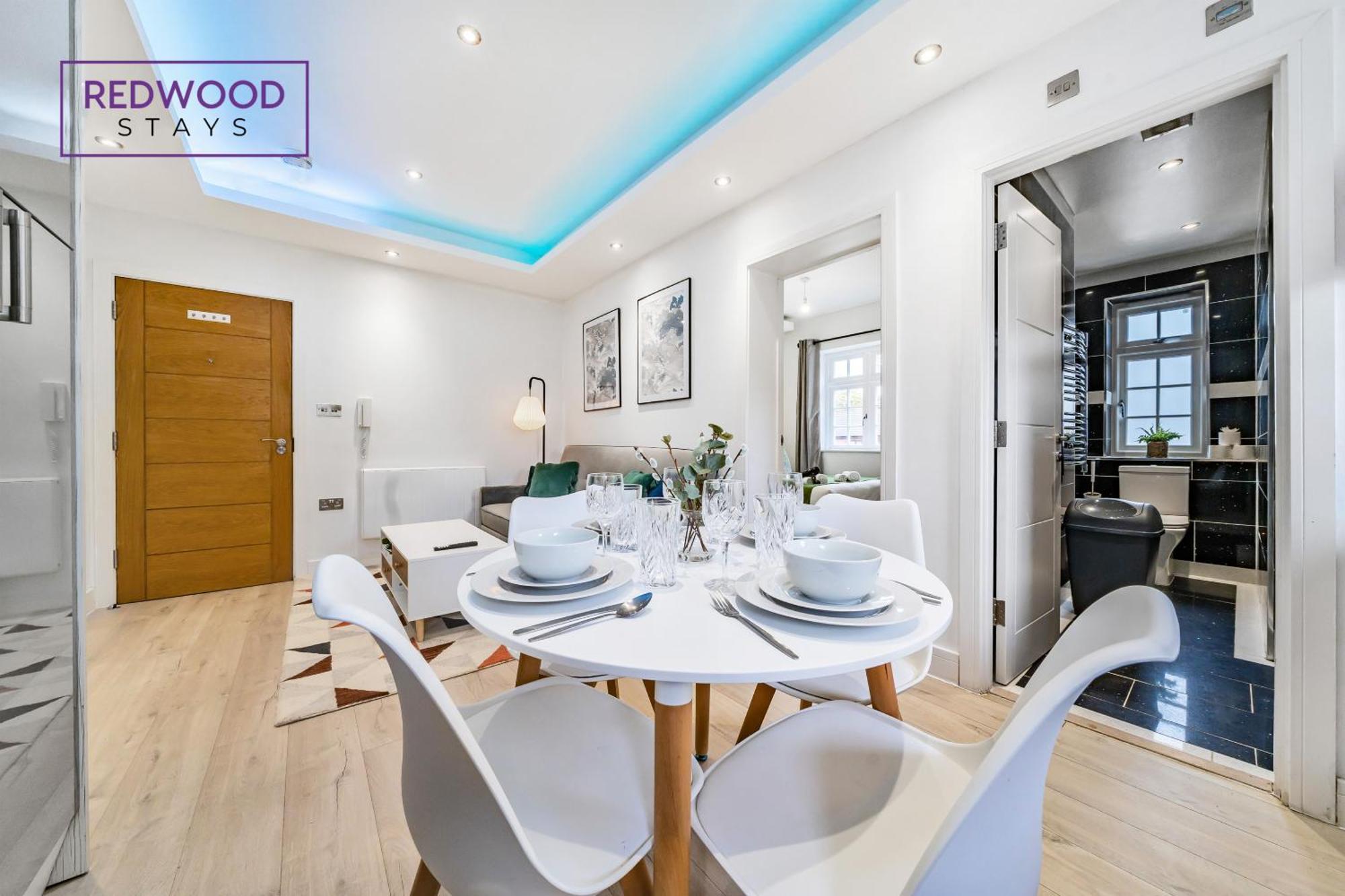 Brand New, 1 Bed 1 Bath, Modern Town Center Apartment, Netflix By Redwood Stays Aldershot Exteriér fotografie